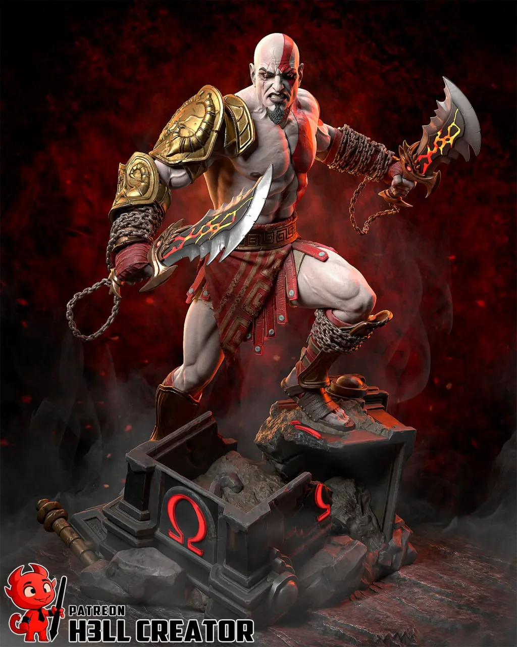 H3LL Creator – Kratos – God Of War 3