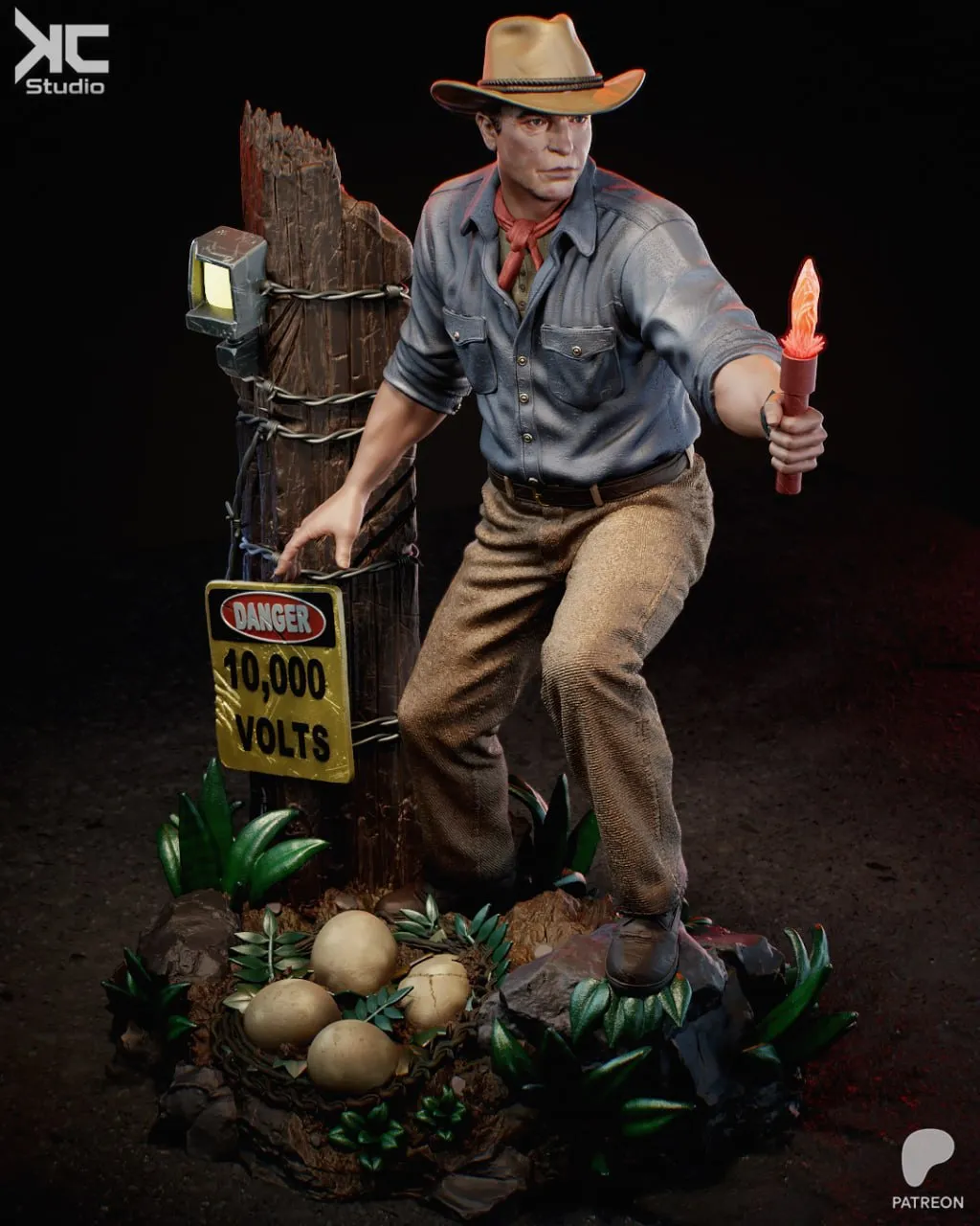 KcStudioDrAlan GrantJurassic Park Fanart