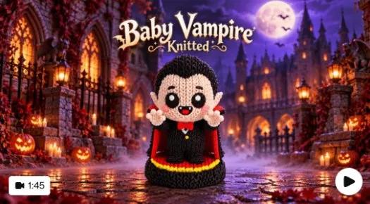 STL Baby Vampire Knitted