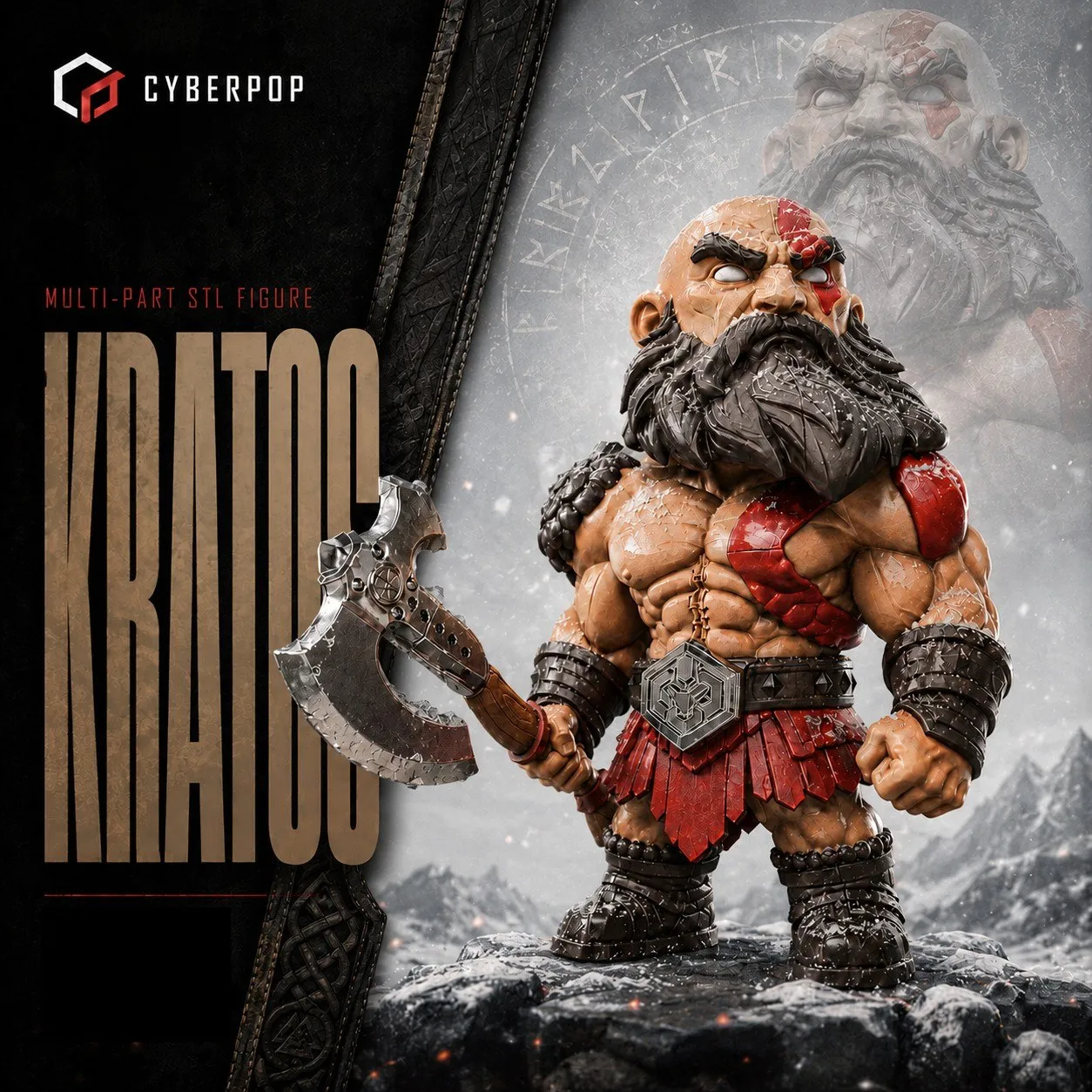 CYBERPOP KRATOS FULL BUILDPLATE COMPLETE SET