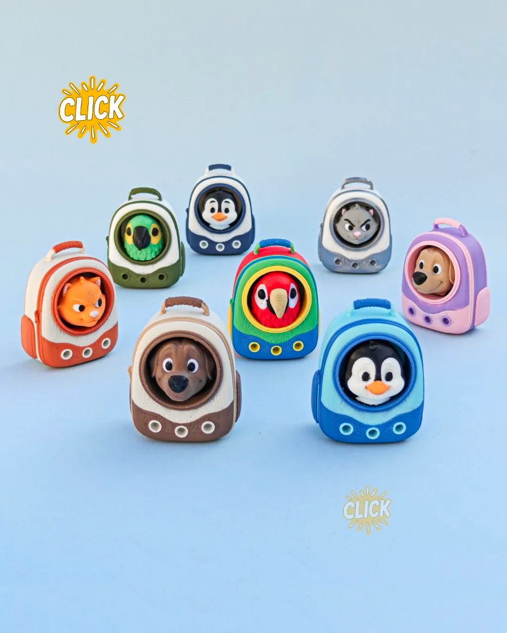 Clickify 3D - Backpack Buddies Clickers