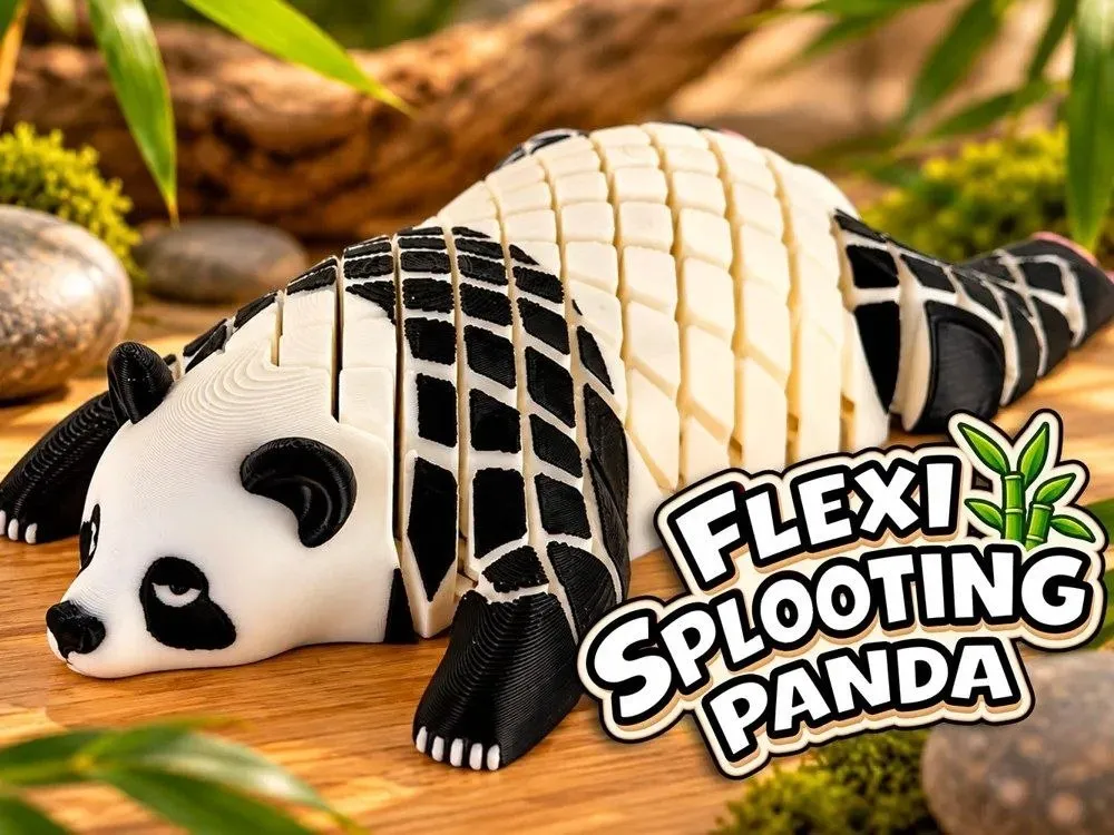 Flexi Panda 3-Color White Black Pink