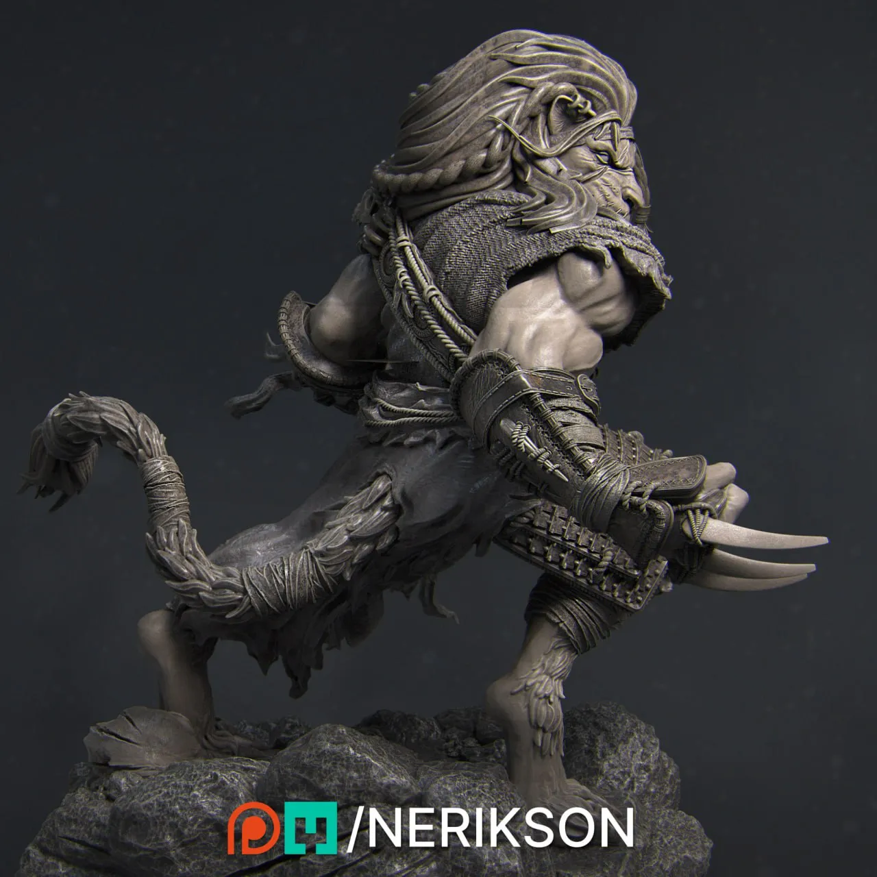 Fanart Batman Statue Memorial Standalone Version
