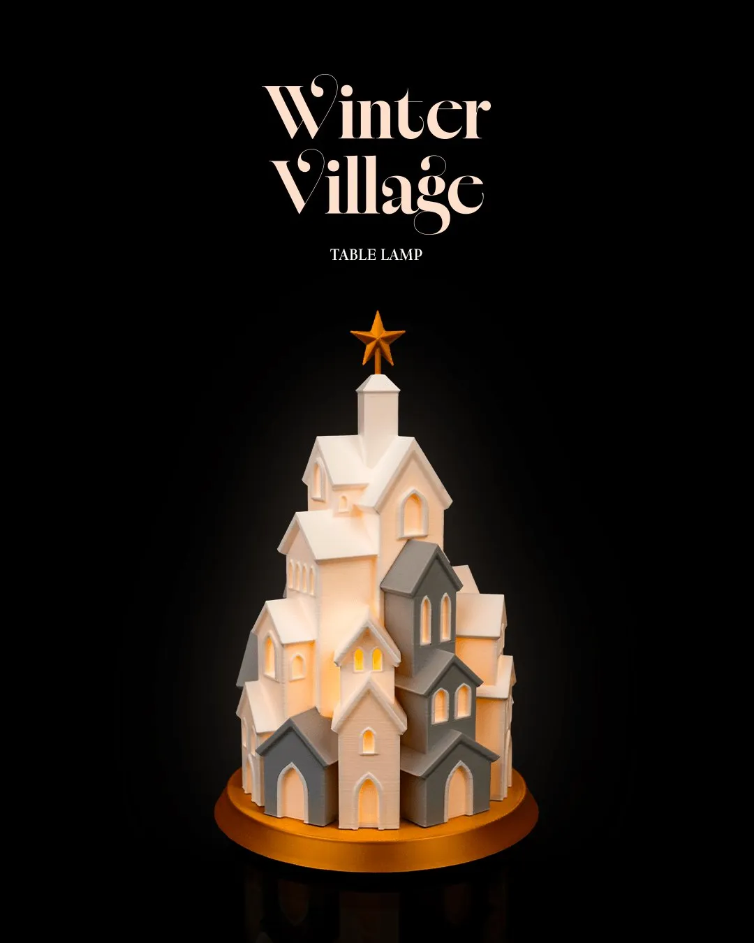 Winter Village Table Lamp B8c4ff2cad