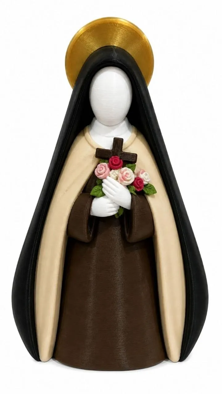 Virgin Mary Statue 3d Model (1)