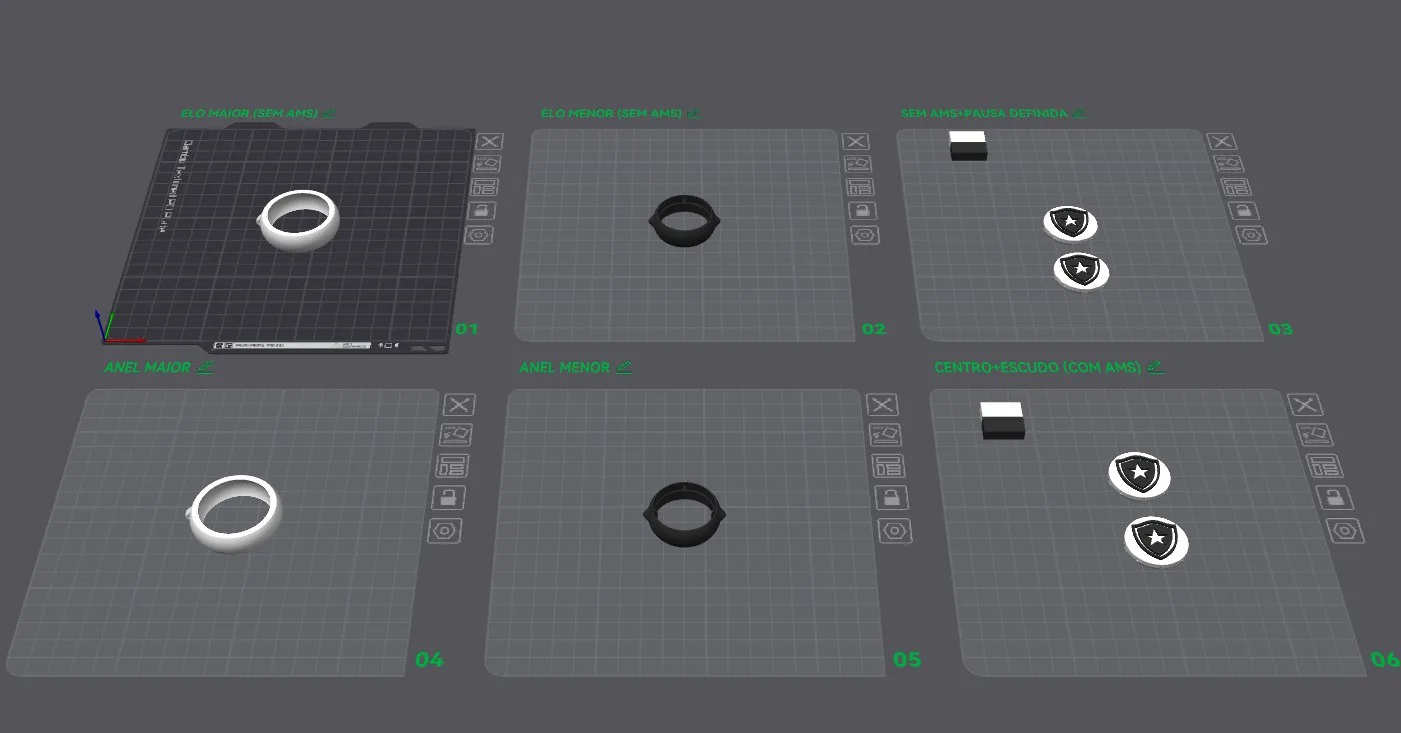 CHAVEIRO BOTAFOGO AVANTE 3D COM E SEM AMS