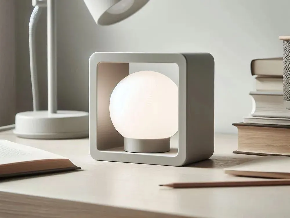 Designer Framed Ball Lamp