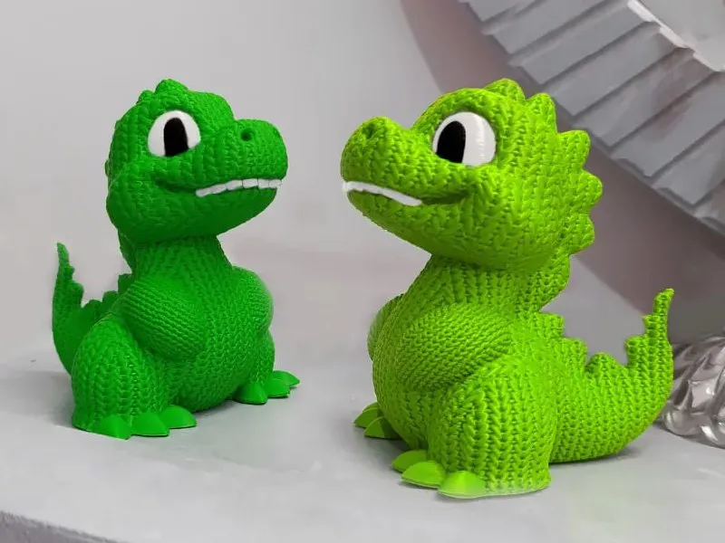 Knitted Dino