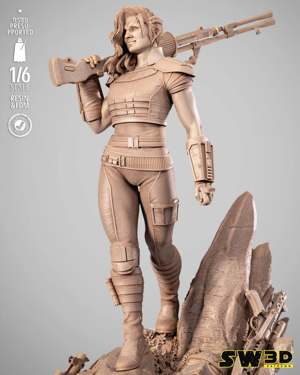 SW3D – Cara Dune Sculpture