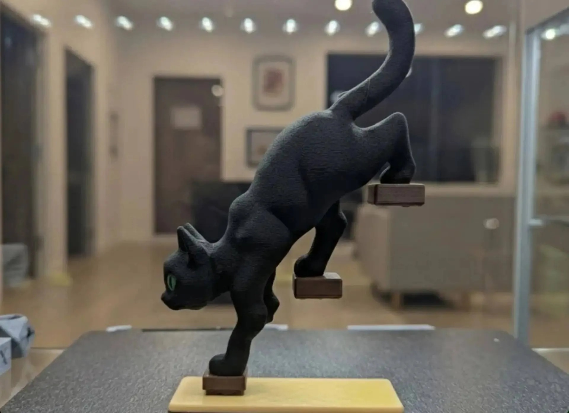 Katze Auf Treppe Dekoration