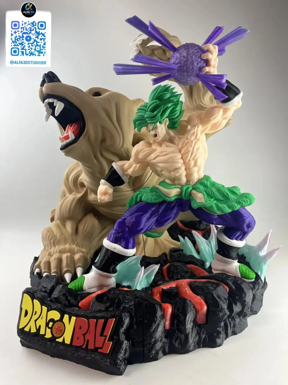 Base Do Urso Besta - Dragonball-Broly Urso Fera