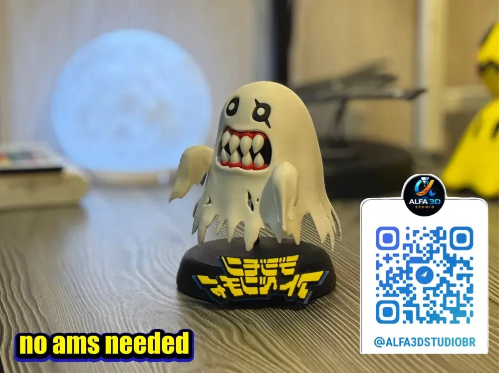 Digimon Bakemon, Sem AMS, Montagem Multi-PeçAs