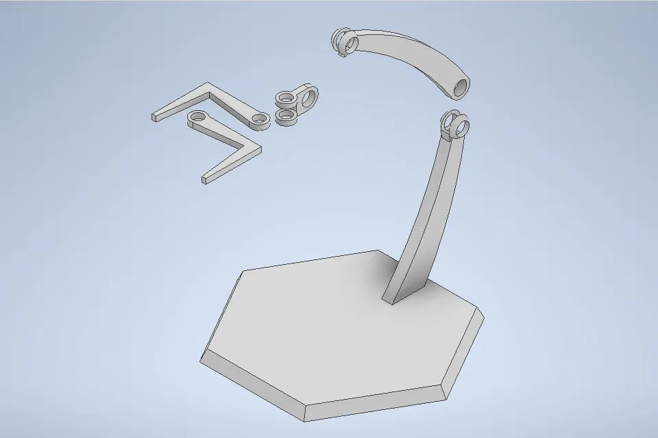 Soporte Para Figura De Accion3d Zipguy Universal Action Figure Stand