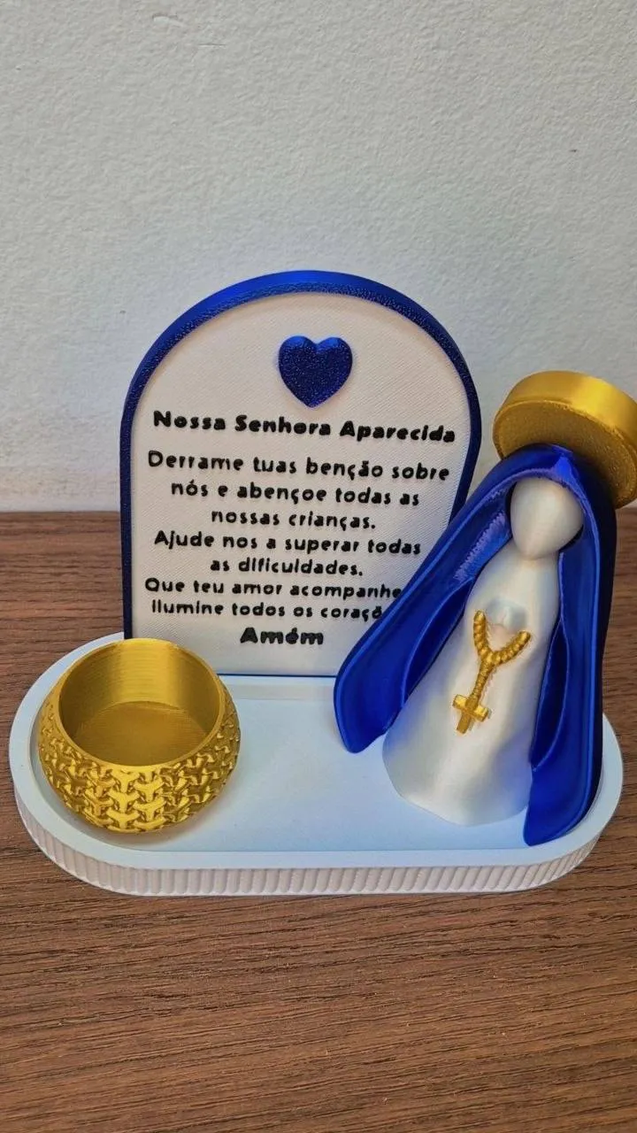 Kit Nossa Senhora Com Placa Completo