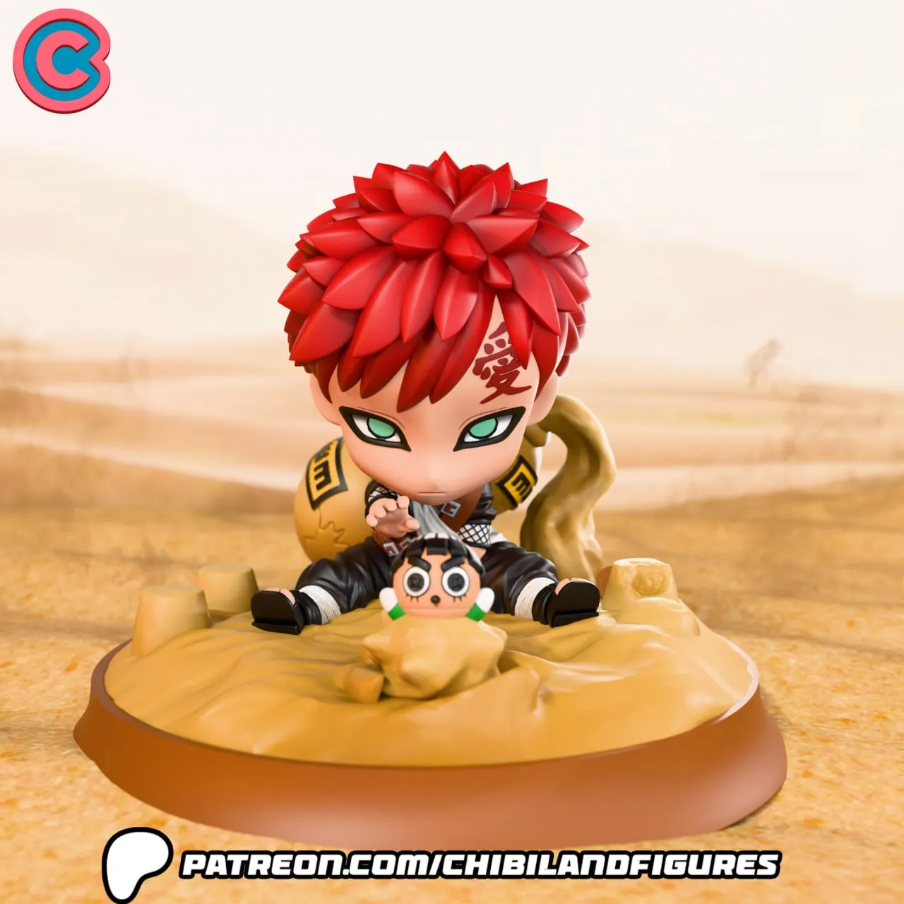 Naruto - Gaara - Chibi Land Figures