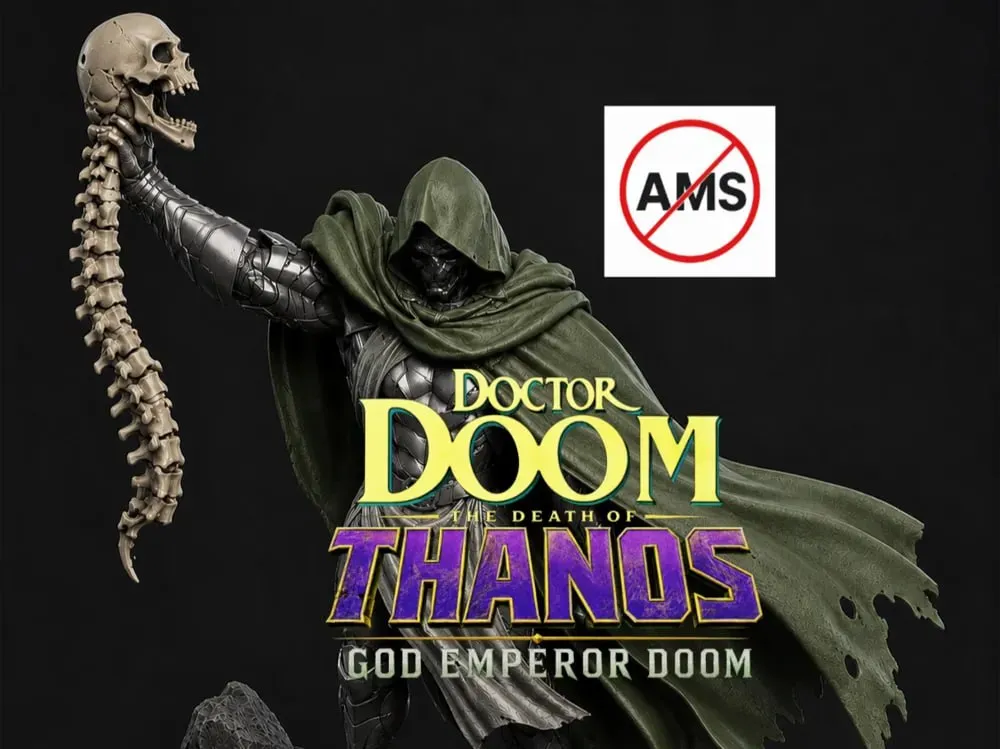 Doctor Doom Thanos Spine NoAMS