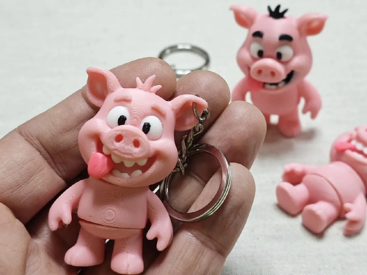 Cats 3D Studio - Pig Mini Flexi Final - MakerWorld
