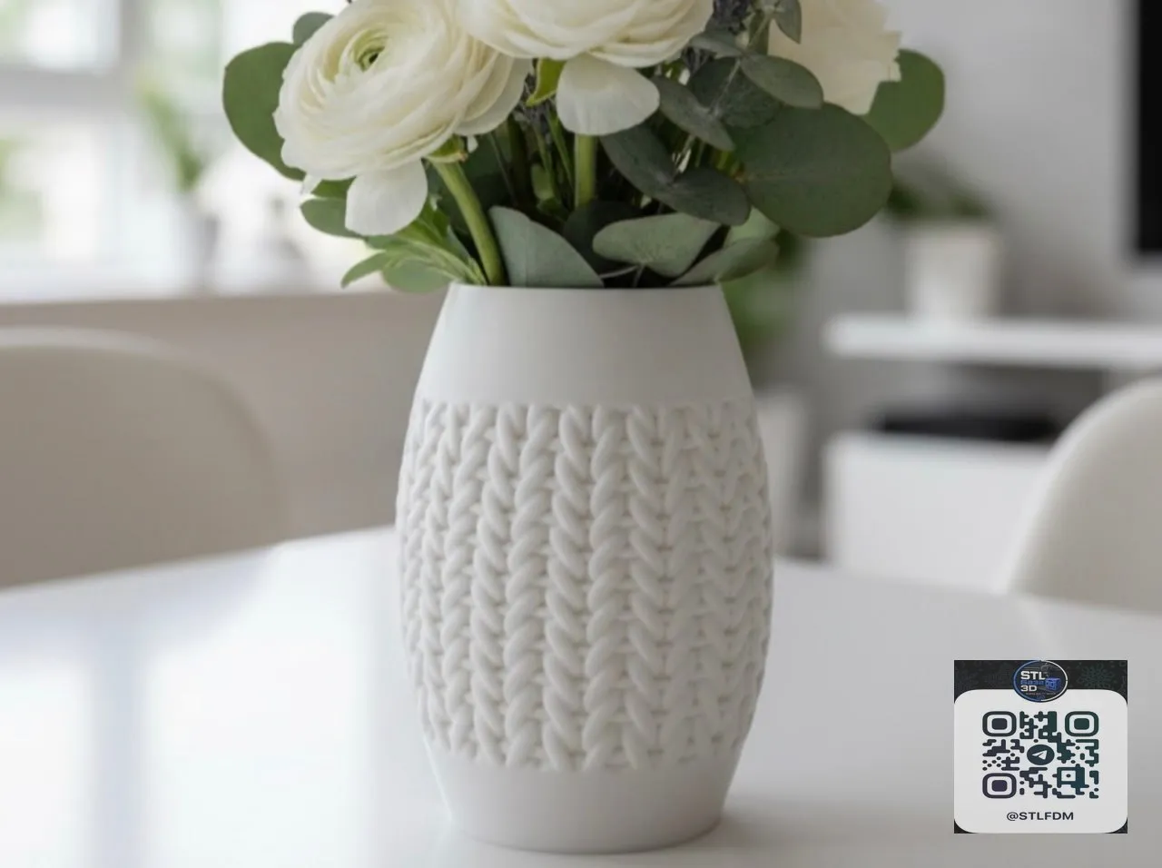 Knit Tall Vase - Home Decor - Interior Design