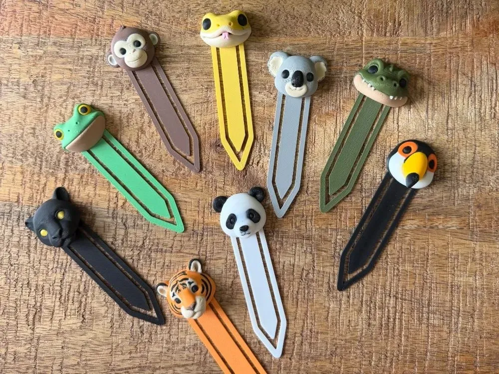 Jungle Animals Bookmarks - Set Stls