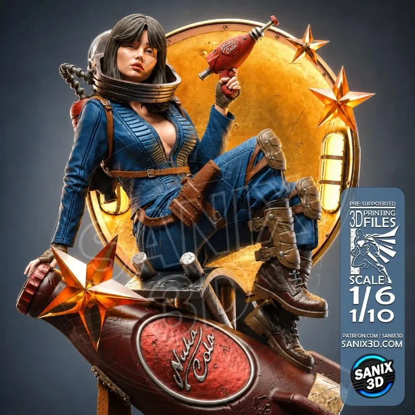 SANIX LUCY STL Files Scale 6
