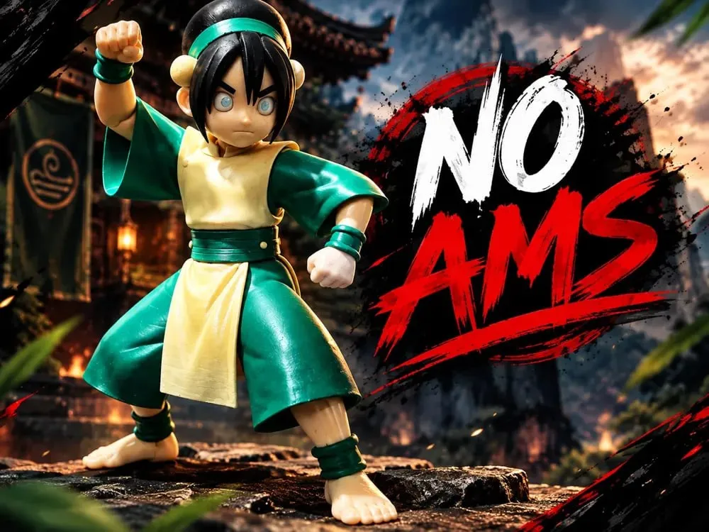 Toph Beifong Avatar Action Figure 3D