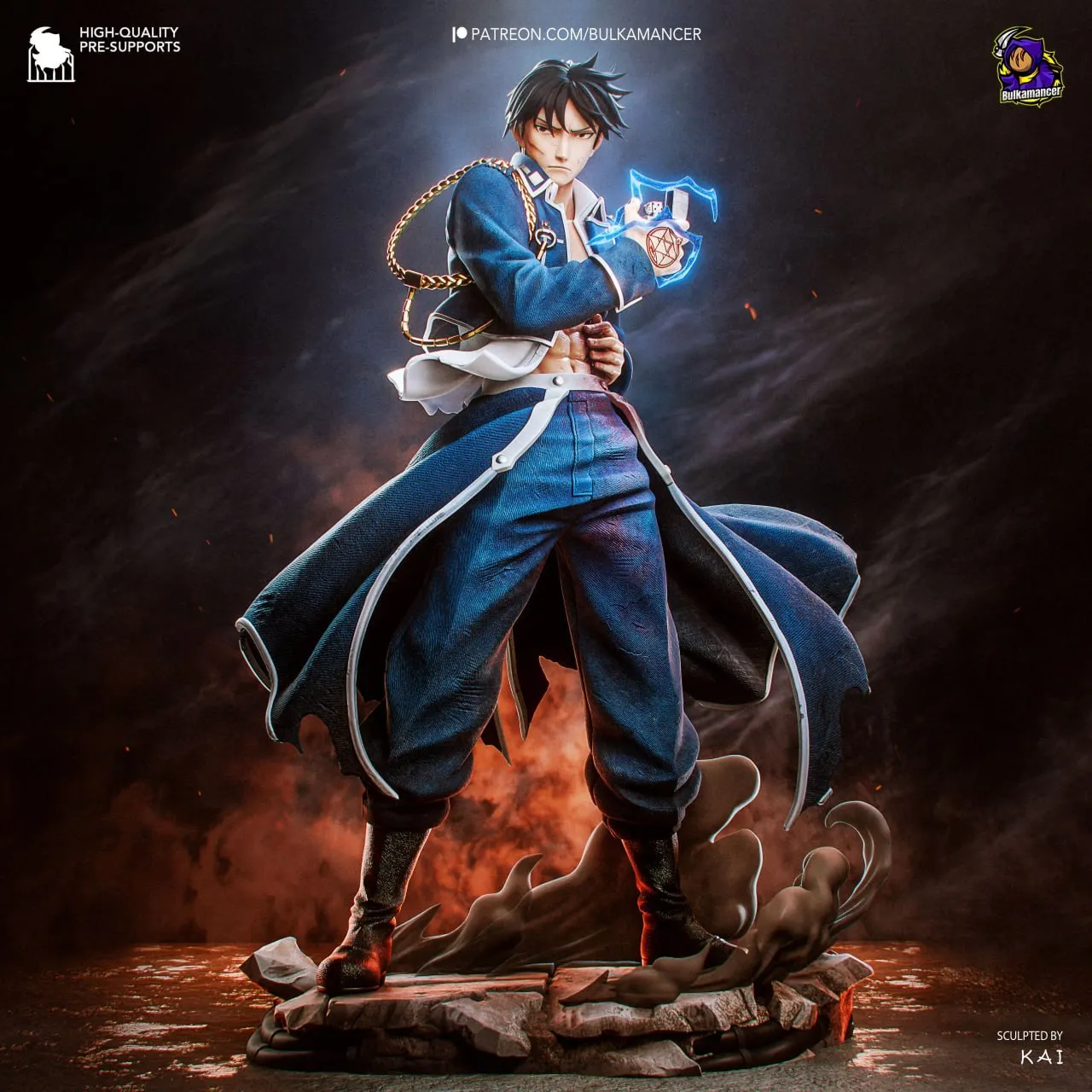 Singed Roy Mustang