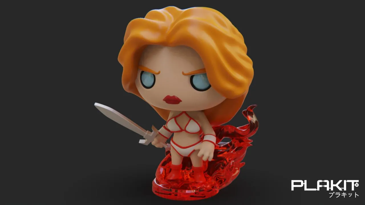 PlaKit Golden Axe Tyris Flare