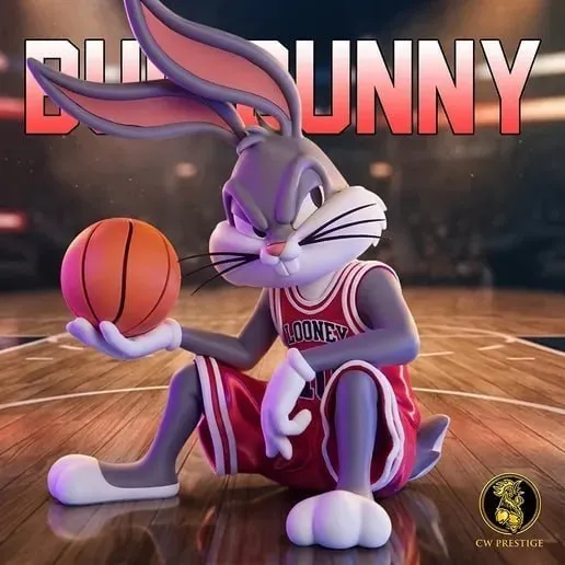 Looney Tunes X Chicago Bulls Trio Bug Bunny