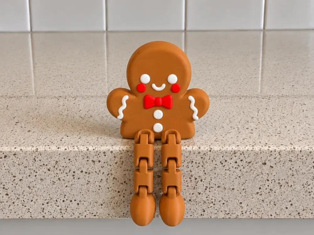 Gingerbread Flexi 3 Colors Stls