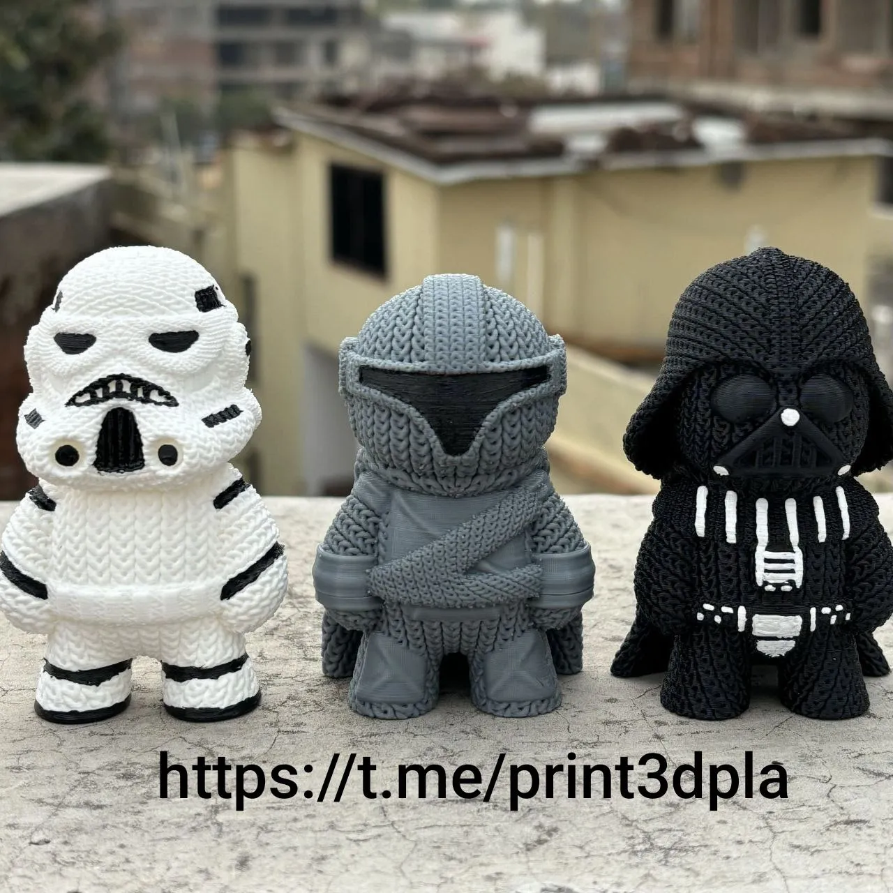 Knitted Darth Vader