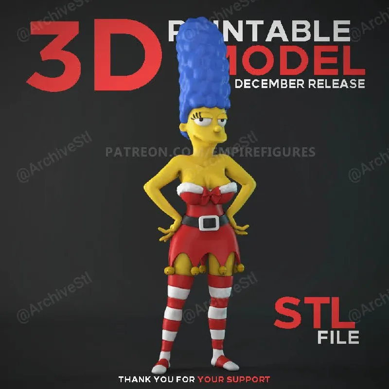 Marge Simpson Christmas Outfit