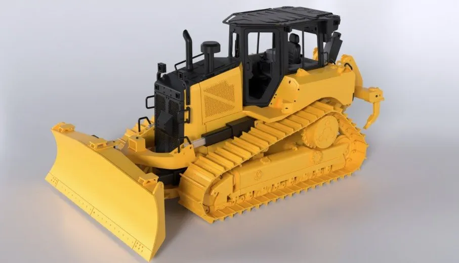 1 14 Radio Control Medium Bulldozer