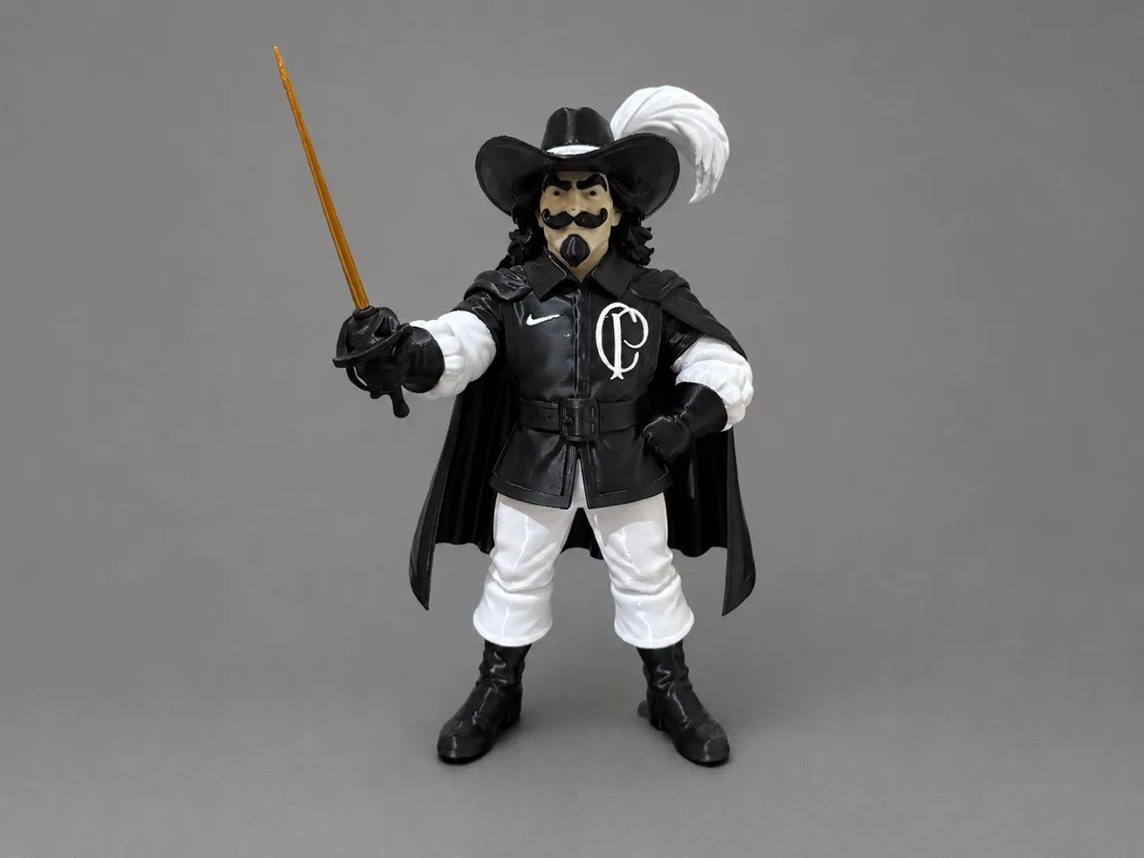 Mascote Do Corinthians Mosqueteiro 27 Cm (1)