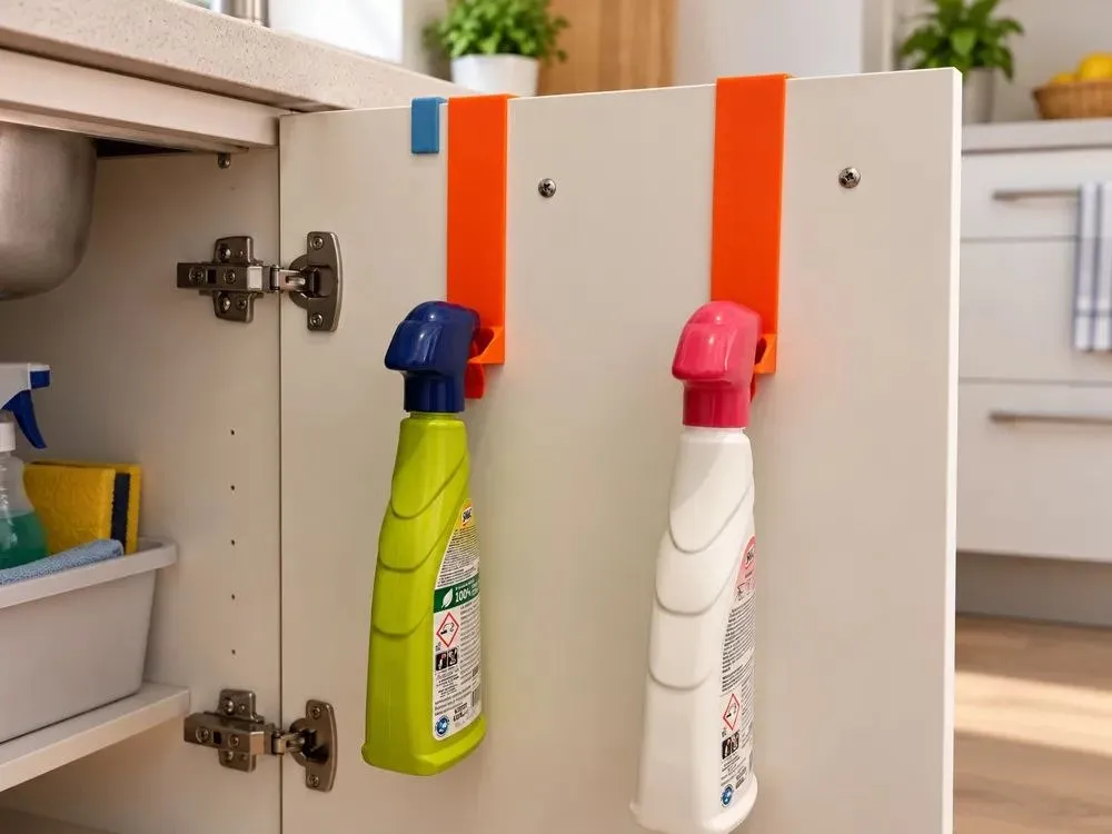 Cabinet Door Spray Bottle Holder 19mm