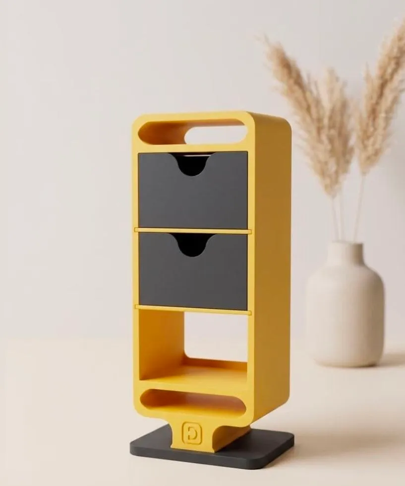 Japandi Style Modular Storage Tower