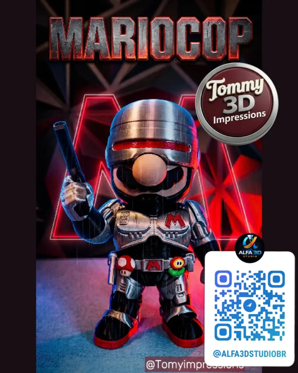 MARIO THEROBOCOP TOMMY 25CM