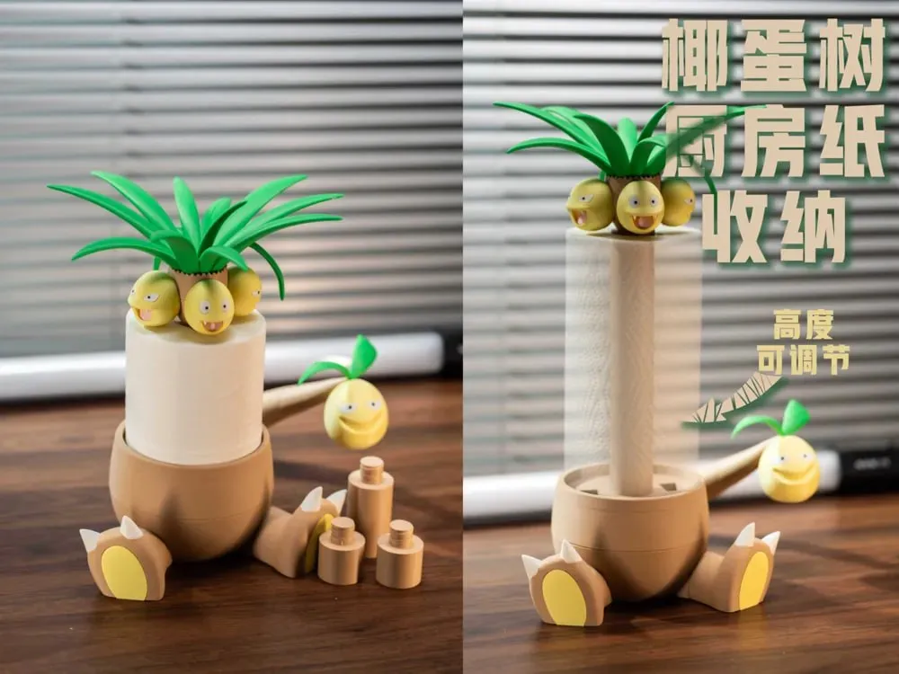 Ikeda - Pokemon - Exeggutor Toilet Paper - Towel Holder