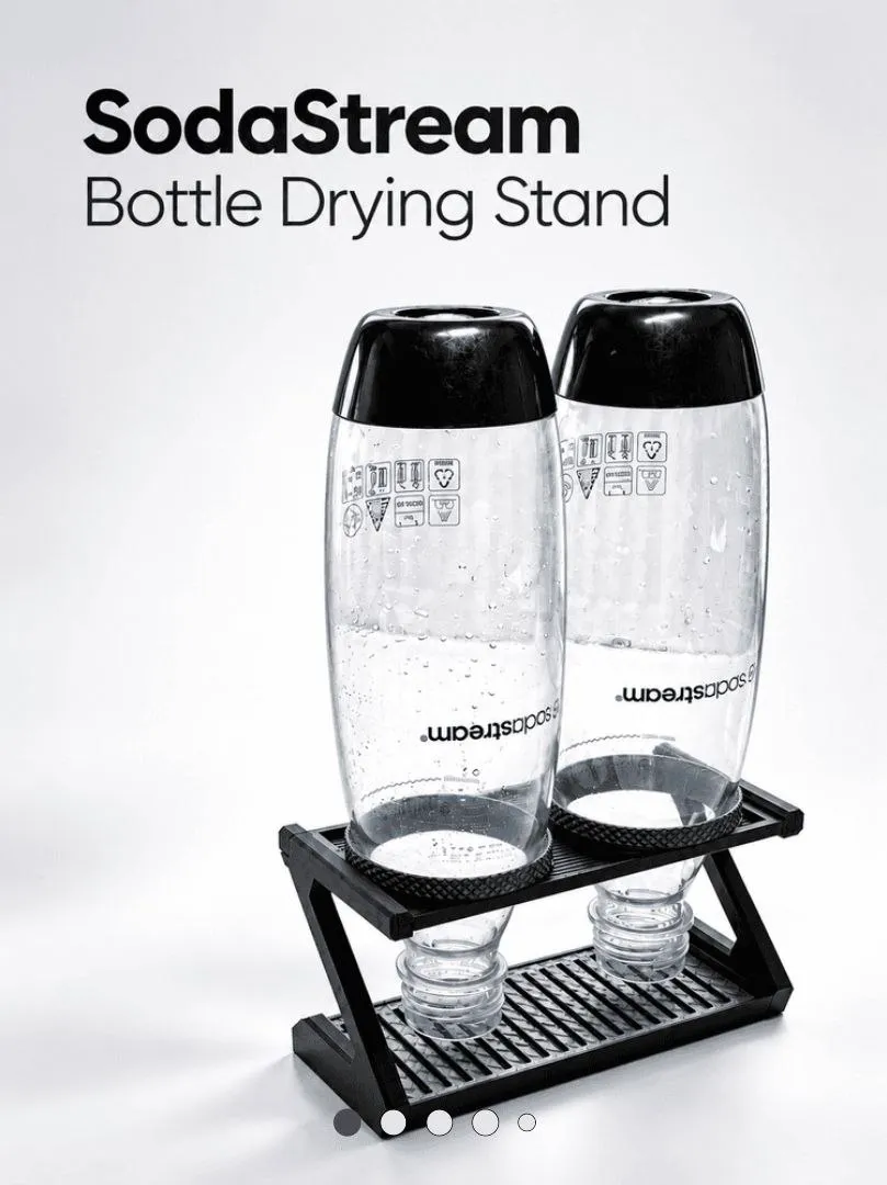 SodaStream Bottle Drying Rack 2-Bottle Stand