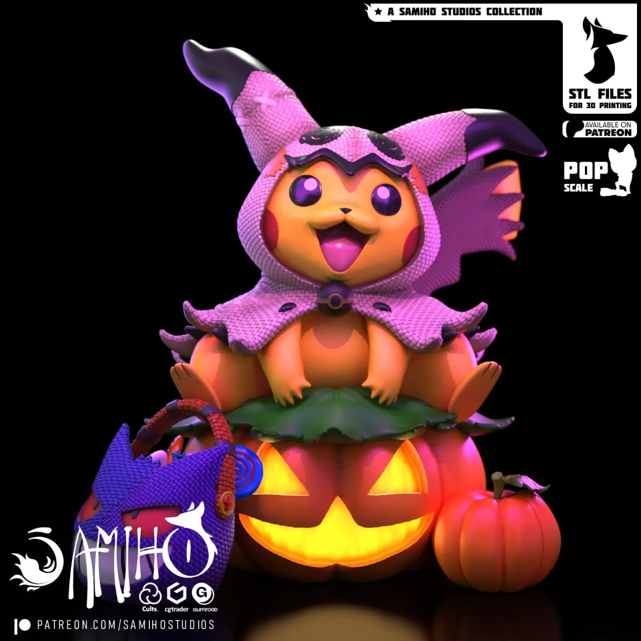 Samiho Studios - Mimikyu Pikachu T Me MOXOMOR Aka