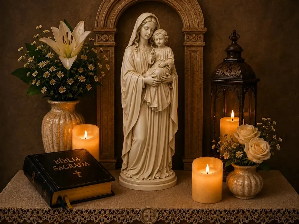 HH 3DPRINT - NOSSA SENHORA COM MENINO JESUS