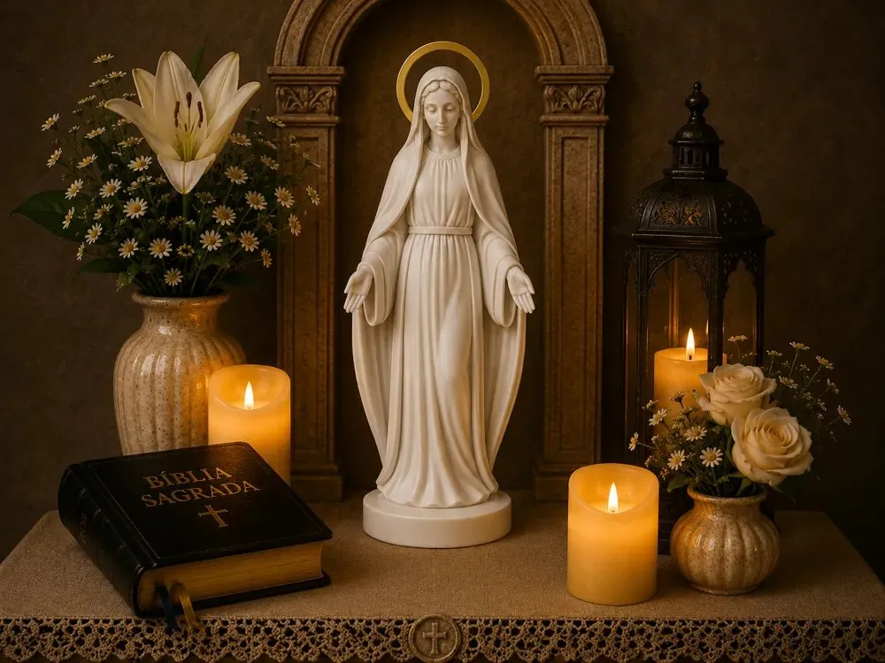 HH 3DPRINT - NOSSA SENHORA DAS GRAÇAS - COM FACE