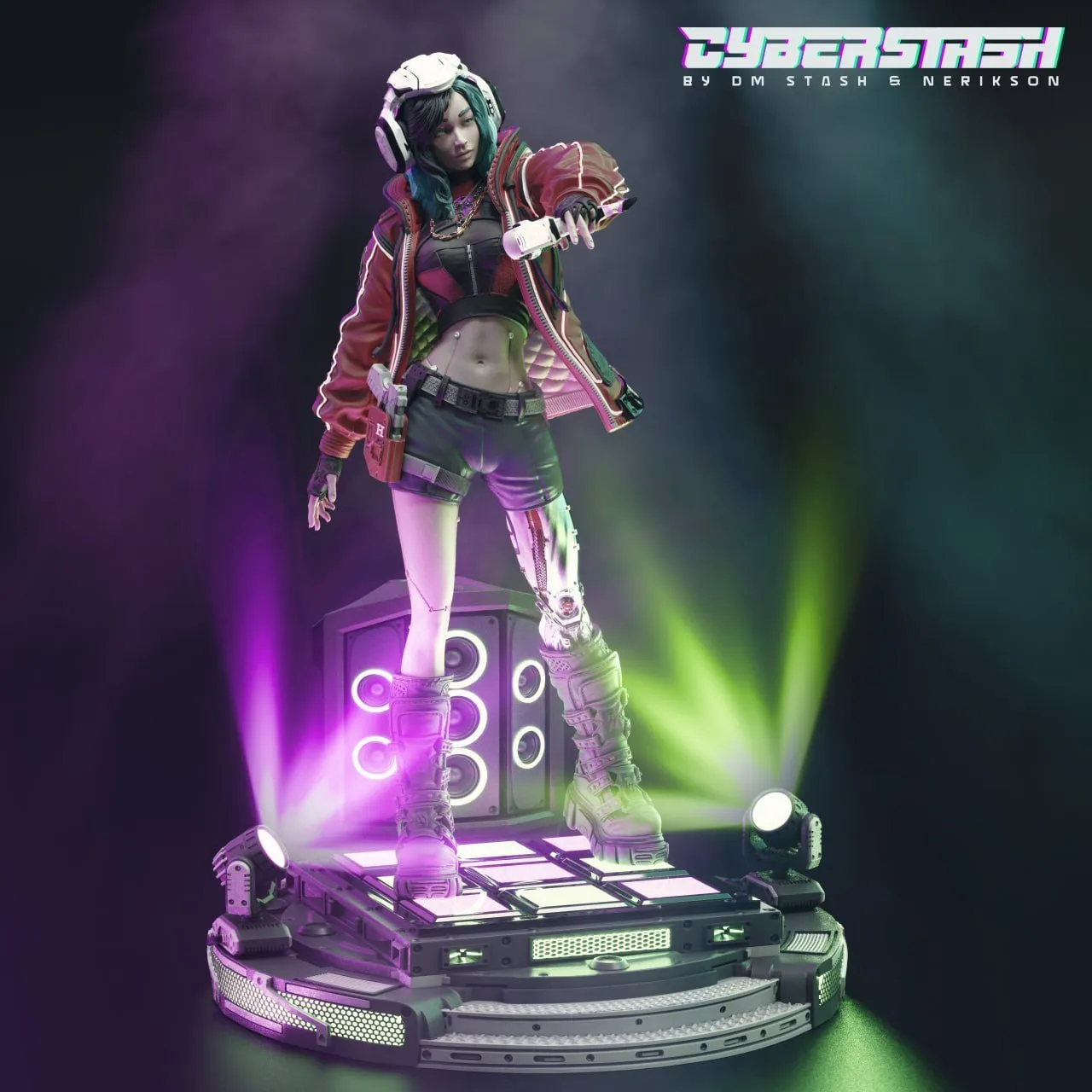 Cyberpunk Funk Idol - Hina Wavefront Stevens