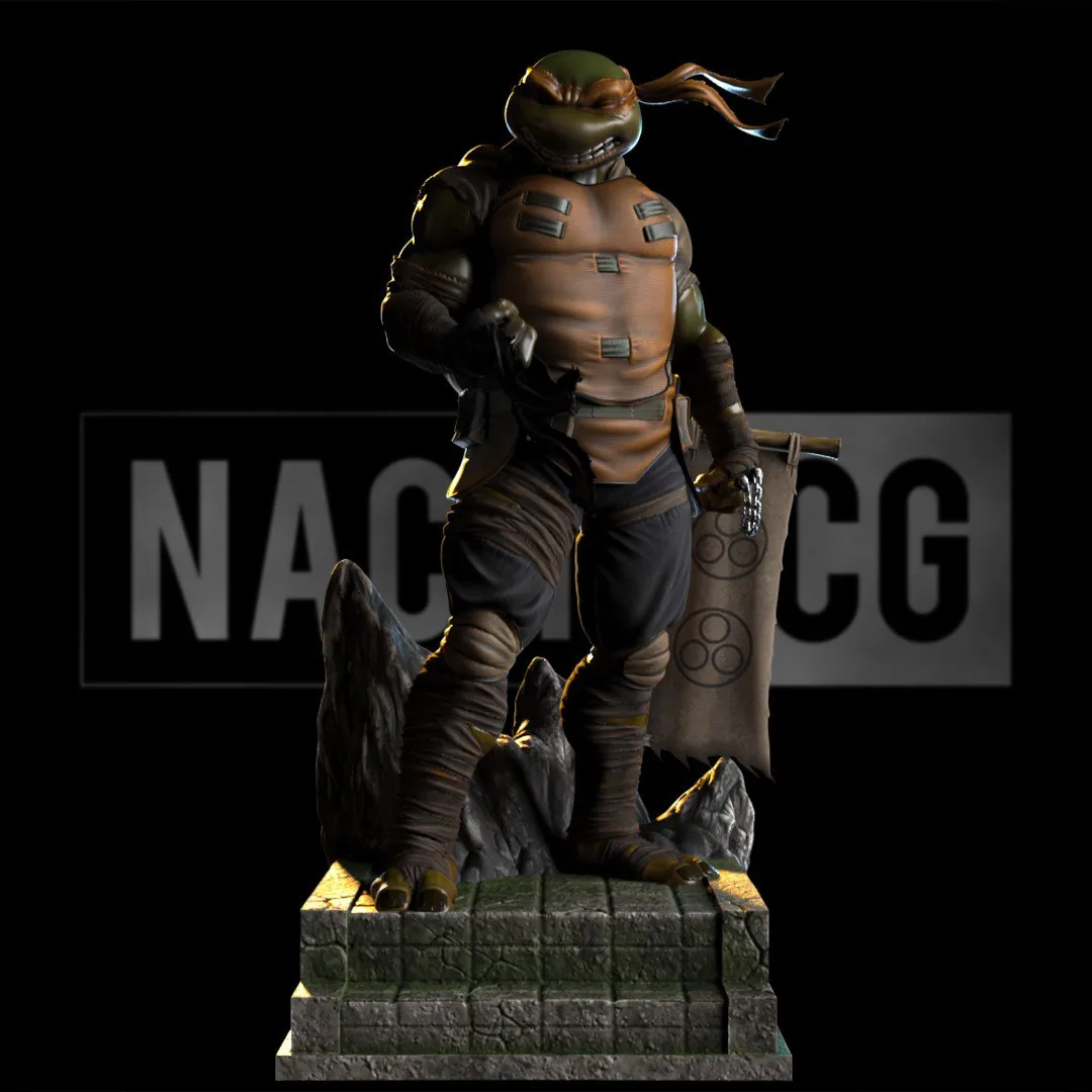 Fan Art - Mikey From TMNT Last Ronin Version - Statue