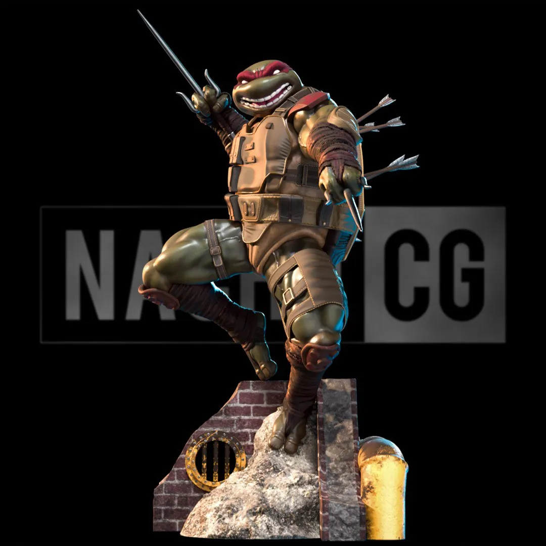 Fan Art - Raphael From TMNT Last Ronin - Statue