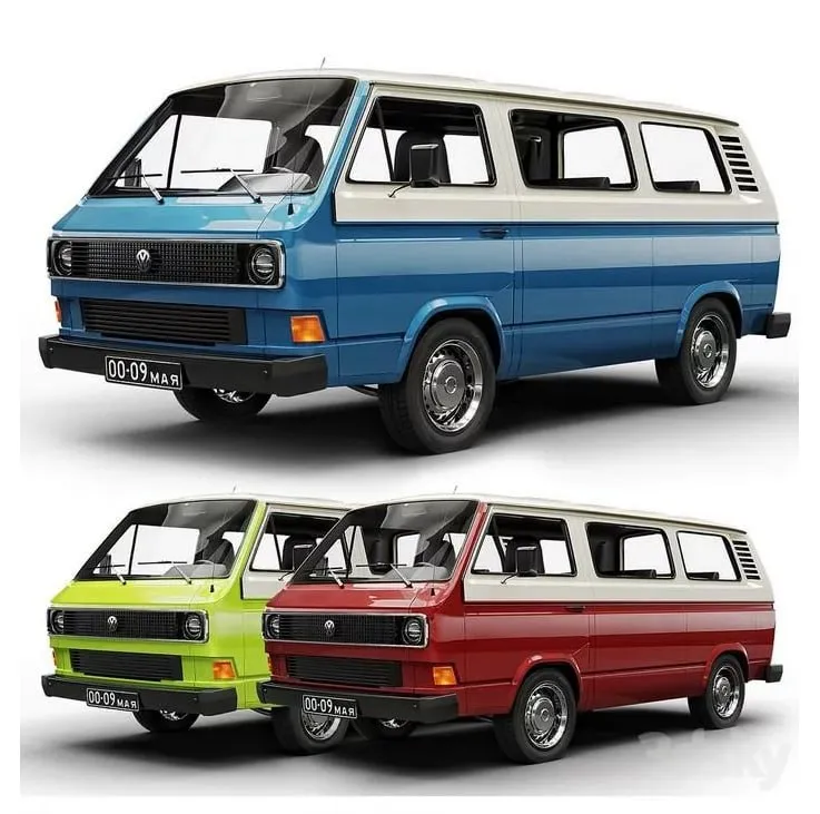 Volkswagen Transporter T3 – 3D Model