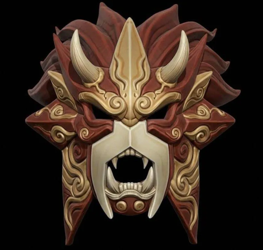 Nikko- Entei Menpo Mask