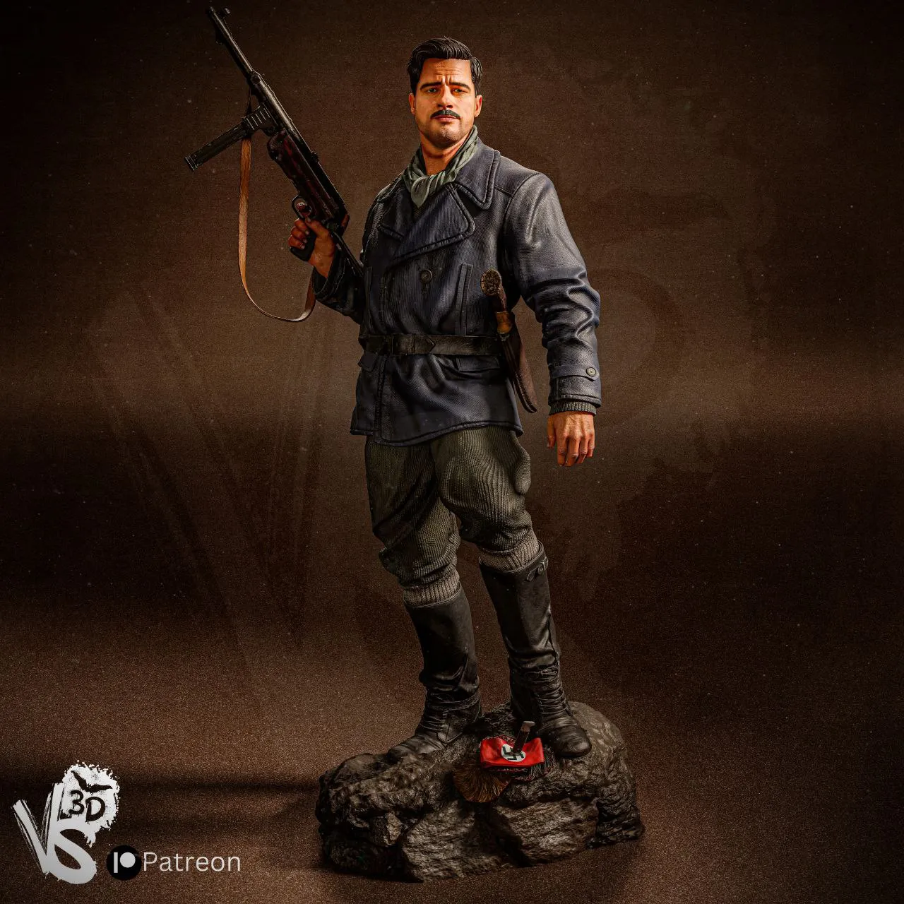 Aldo Raine 1-6 With Render And Bust