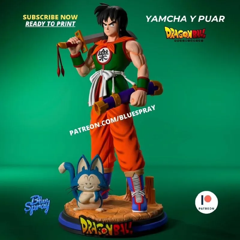 Yamcha & Puar Presupported