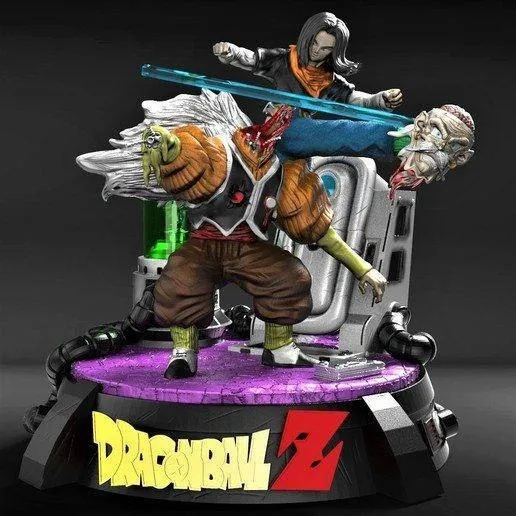 Dr Gero Vs Numero 17 - Dragon Ball -