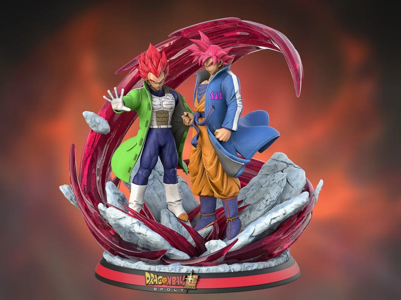 STL Goku Y Vegeta